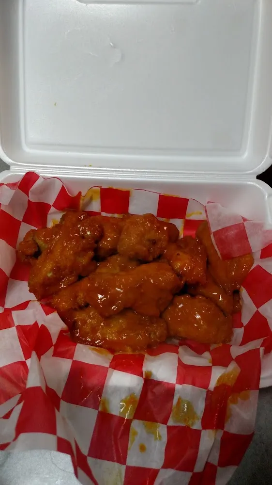 Hot Barbecue Mustard Wings