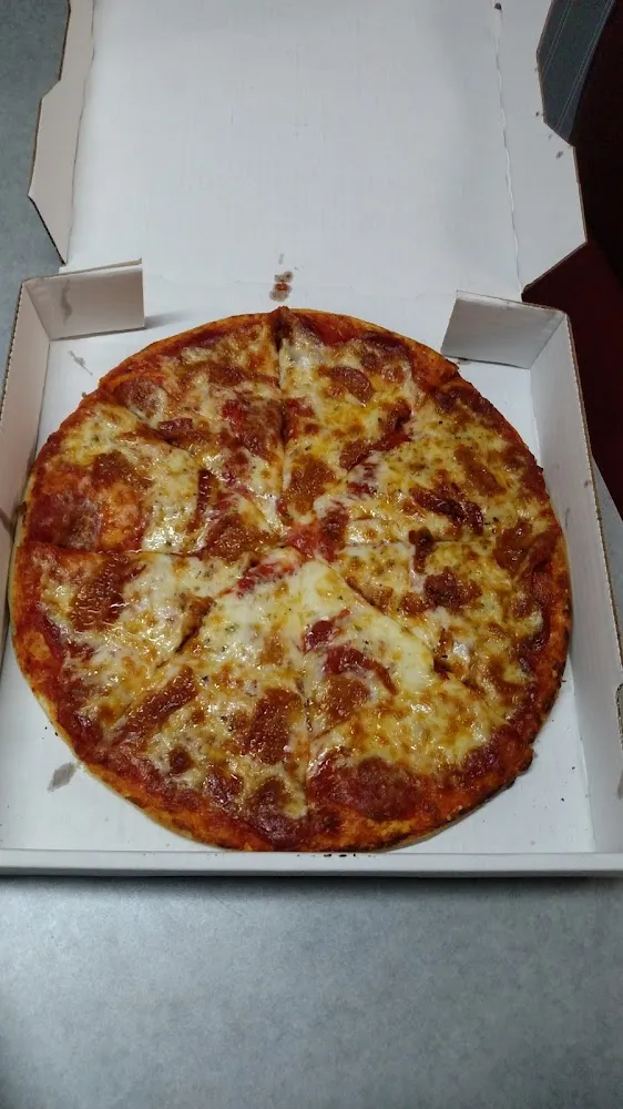 Pepperoni and Bacon Pizza