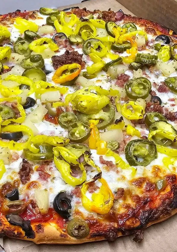 Sausage and Peppers Pizza